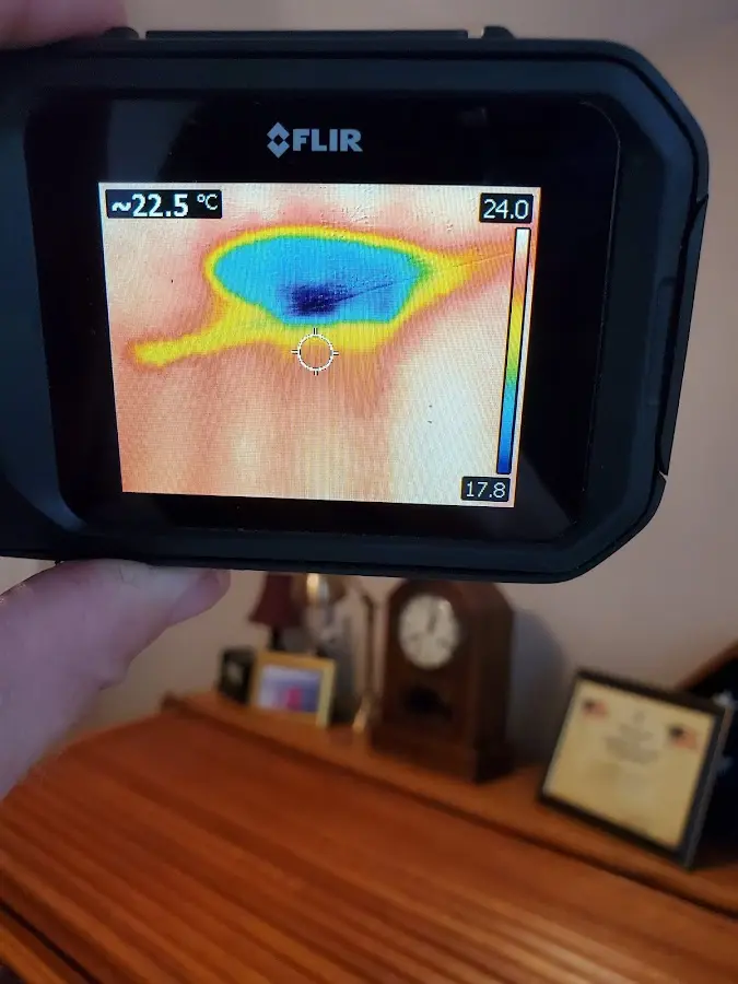 Thermal imaging inspection for water damage in Shorewood